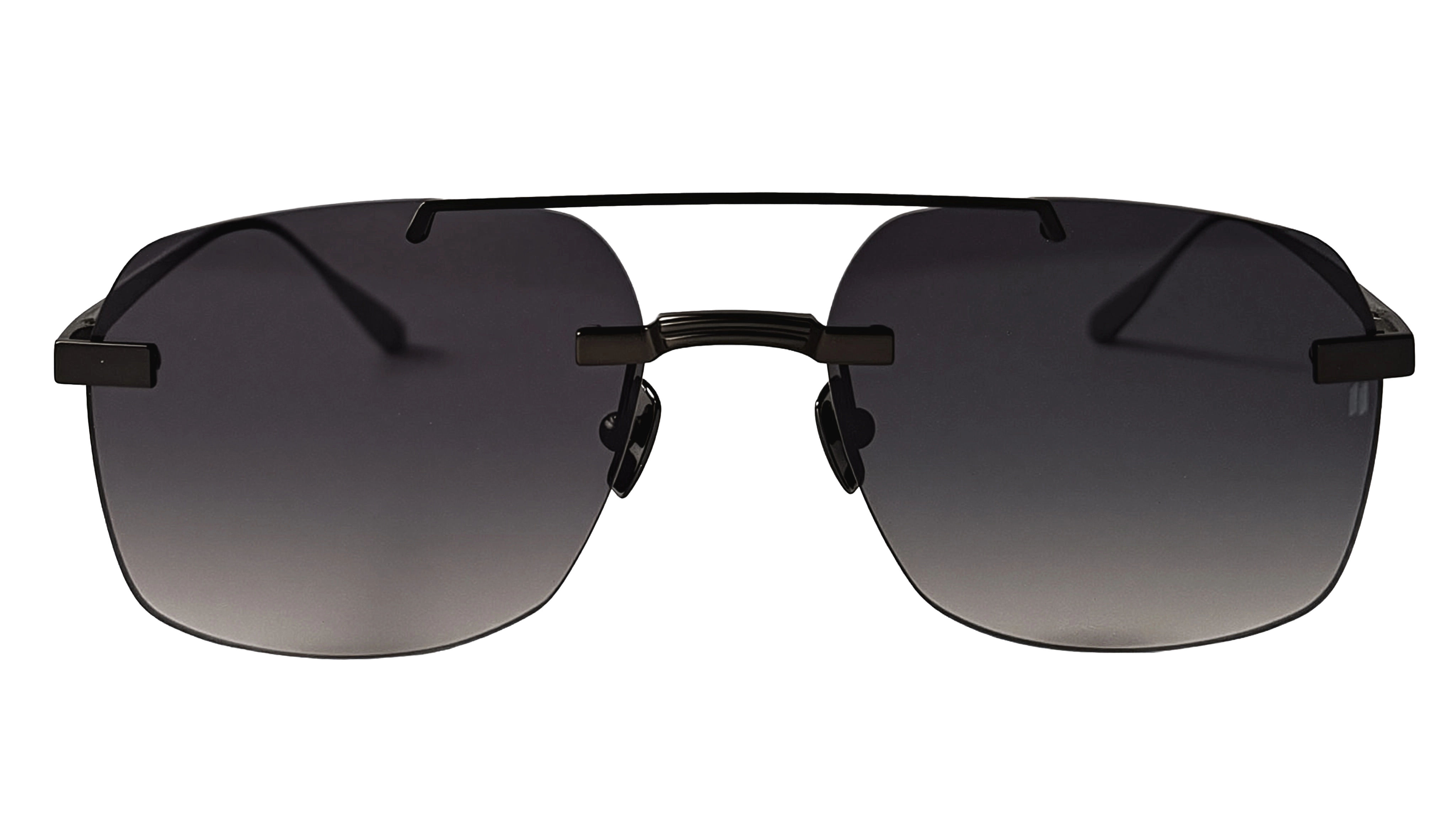 Titanium Black Frame Gray Lens Sunglasses with Carl Zeiss Vision™