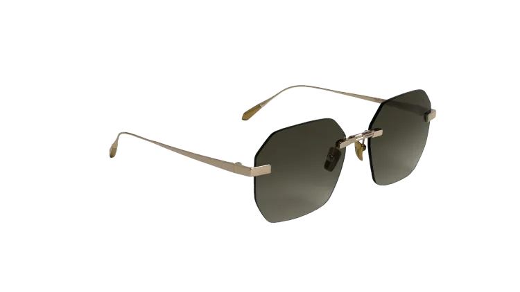 Premium Gold Titanium Sunglasses with Carl Zeiss Vision™