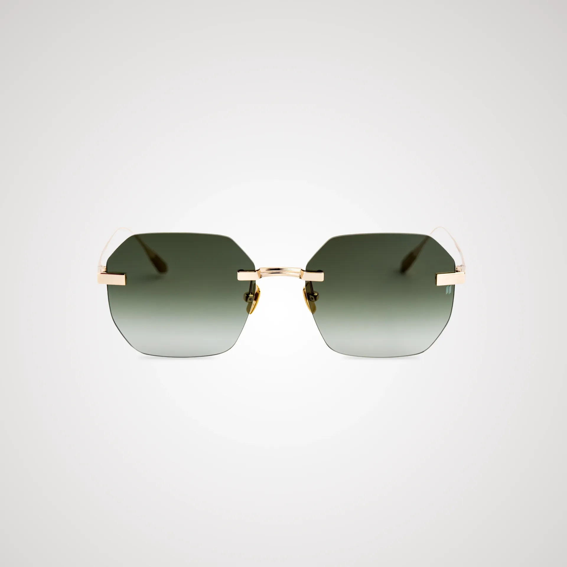 Premium Gold Titanium Sunglasses with Carl Zeiss Vision